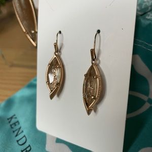 Kendra Scott Rose Gold Drop Earrings